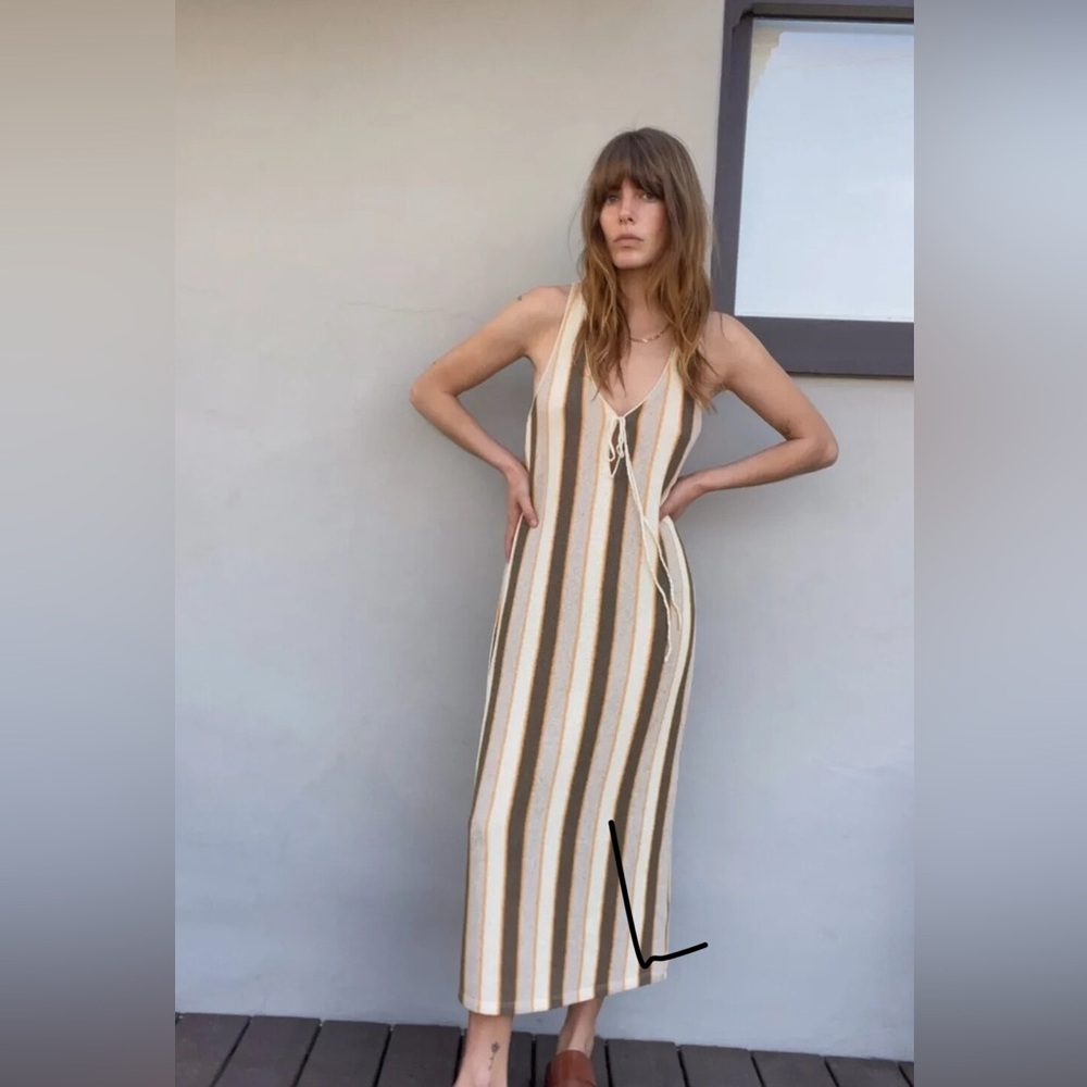 Zara Rustic Striped Dress